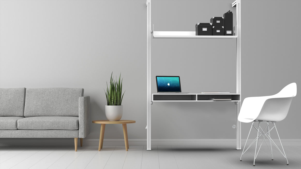 Mobilier murale avec tablette 48'' C/C (IL-BURMC1S2T-48)