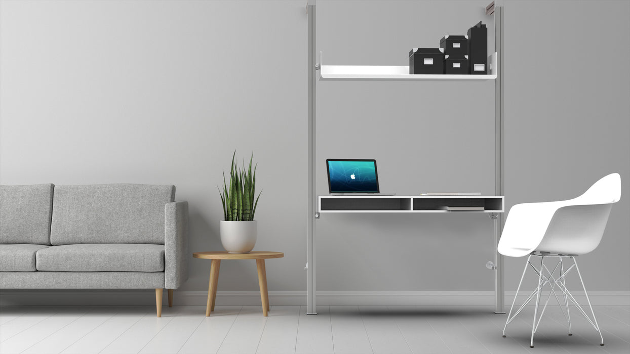 Mobilier murale avec tablette 48'' C/C (IL-BURMC1S2T-48)