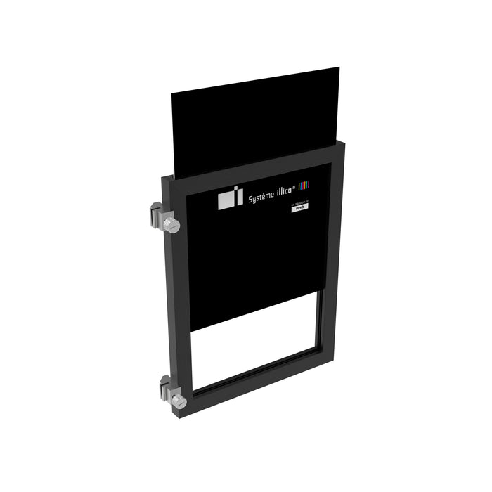 Fixed poster holder on two sliders (PF-1114 / PF-1411)