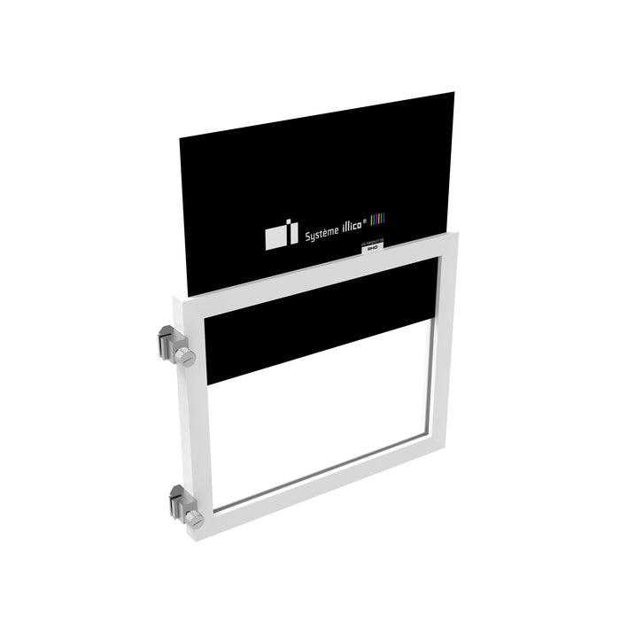 Fixed poster holder on two sliders (PF-1114 / PF-1411)
