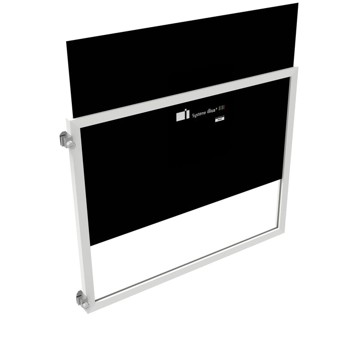 Fixed poster holder on two sliders (PF-2228 / PF-2822)