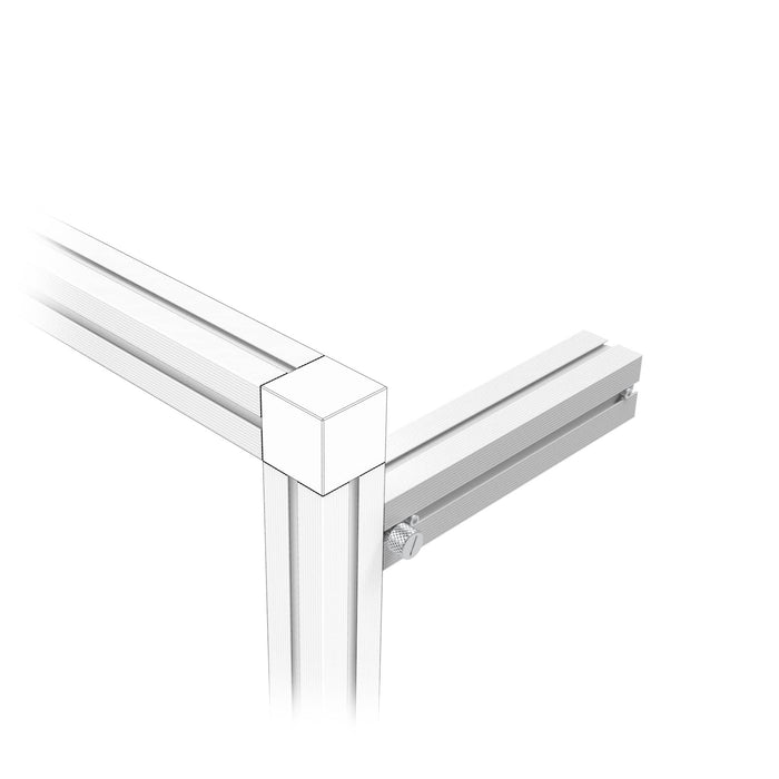 Bras pour colonne de structure (STR-CW) Bras pour Connecteur RHO 11" (280 mm) Blanc 