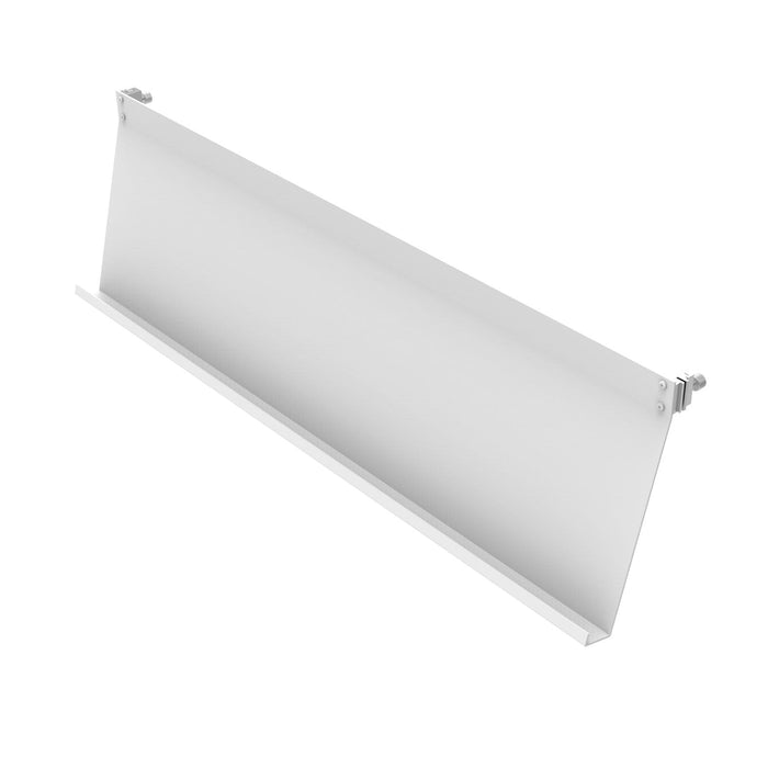 Large support en aluminium pour revues (IL-7048-BP) Tablettes en aluminium RHO Blanc 