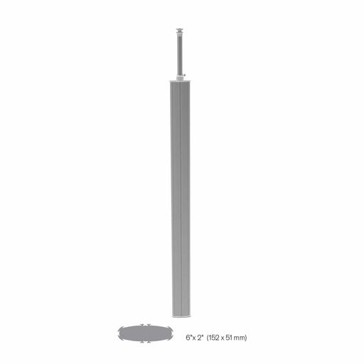 Colonne ovale télescopique (IVP) Colonnes RHO 6’-6” → 11’-0” (2000 → 3300 mm) Aluminium 