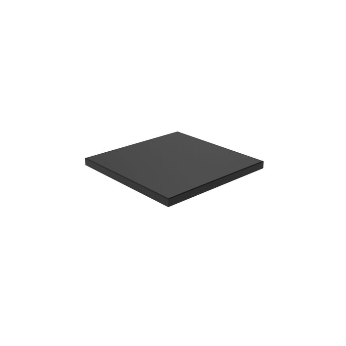 Tablette en mélamine blanche 1" (25 mm) (MEL-15xx) RHO 15"X15"(381MMX381MM) Noir Noir