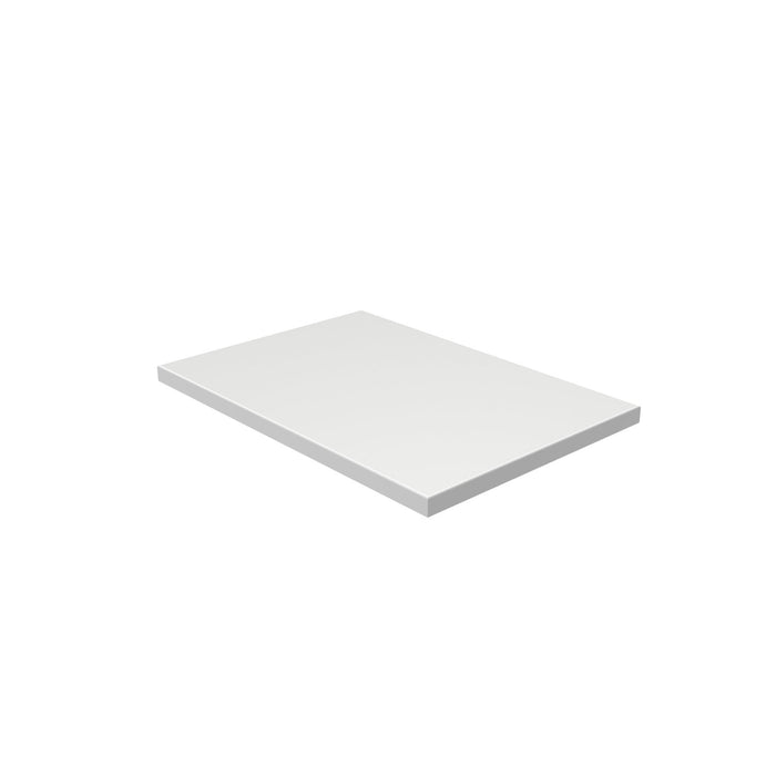 Tablette mélaminé chant ABS - Blanc perle - 3050x400x18mm